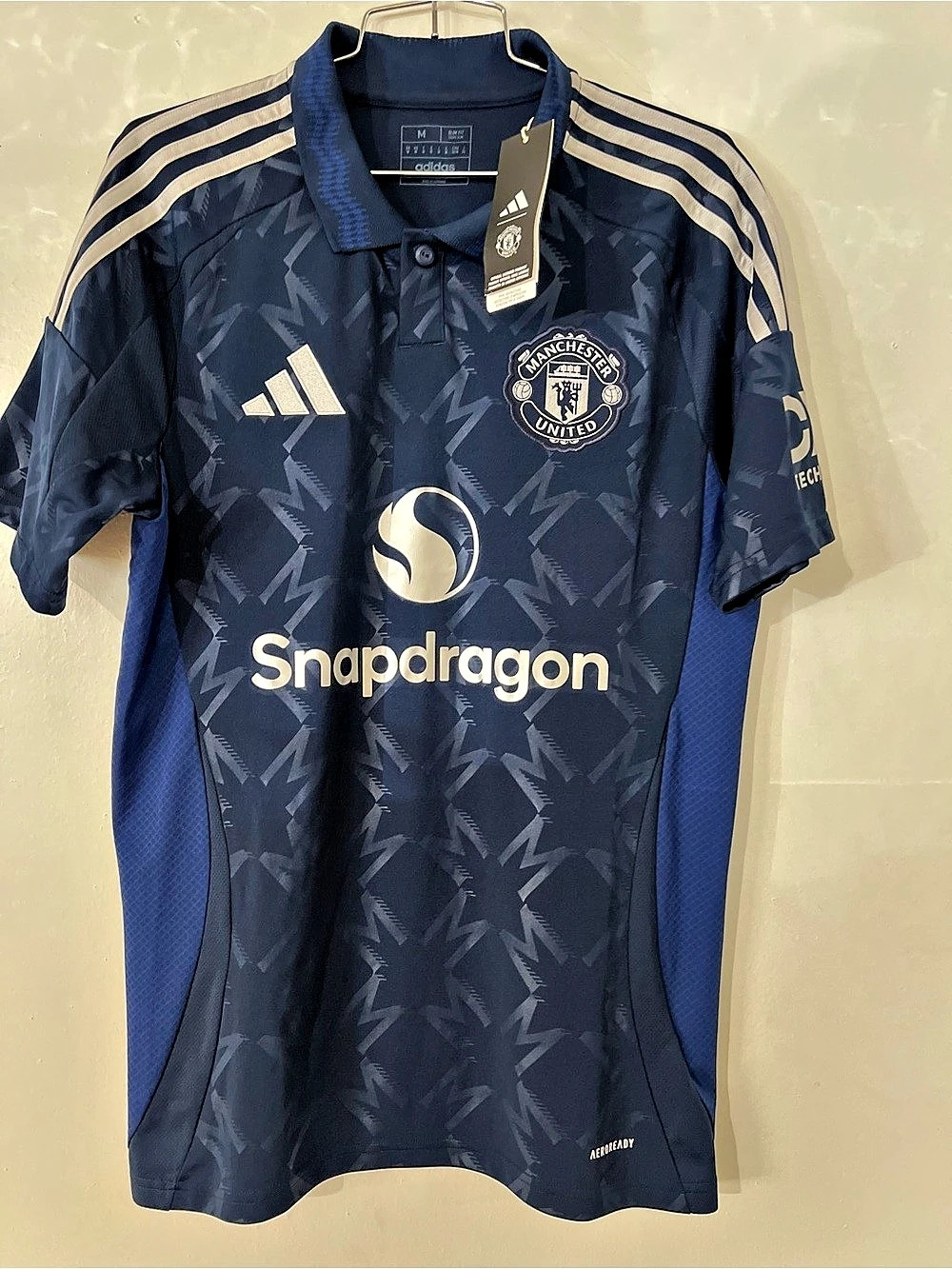 adidas Manchester United 2023/24 Home Jersey Men's Blue & White Size Medium NWT